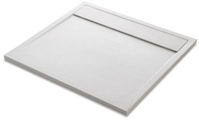 Piatto doccia ultrasottile SENSEA in resina Neo L 100 x L 100 x H 3 cm bianco opaco