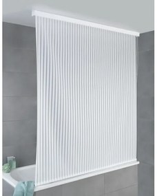 WENKO 23864100 - Tenda a rullo per doccia 132x240 cm bianca