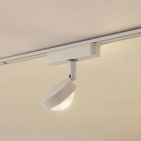 Lindby Faretto LED 48 V Lumaro, bianco, Ø 7,3 cm, alluminio, dimmerabile