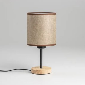 Brilagi - Lampada da tavolo NUBILA WOOD 1xE27/25W/230V quercia/marrone