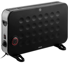 Sencor - Riscaldatore elettrico a convettore 750/1250/2000W/230V termostato IP24 nero