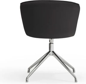 Set di sedie da pranzo nera in imbottito 2 pz Add – Teulat