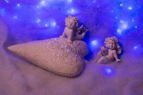 Carta da parati – Angioletto con cuore