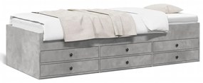 Divano Letto Con Cassetti Senza Materasso 90x200 Cm /
