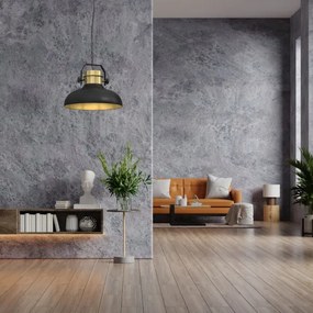 Lampadario su corda HELSING 1xE27/60W/230V dorato