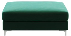 Pouf in velluto verde scuro Devichy Rothe - devichy