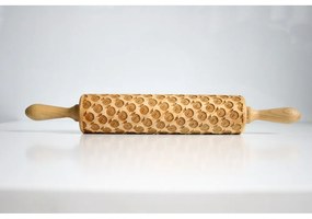 Rullo per pasta in legno goffrato Apples - Valek