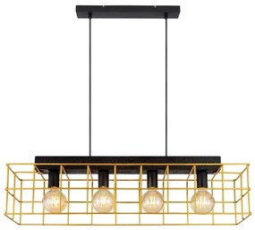 Globo 15530B-4H - Lampadario a sospensione con filo MERRIL 4xE27/60W/230V