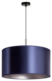 Duolla - Lampadario a sospensione con filo CANNES 1xE27/15W/230V diametro 45 cm blu/argento