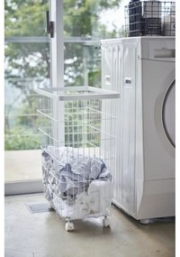 Cesto portabiancheria in metallo bianco 55 l Tower - YAMAZAKI