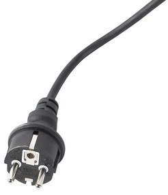 Faretto a picchetto nero orientabile IP44 - Solo