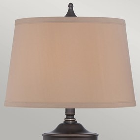 Lampada Da Scrivania Contemporanea Dennison Metallo Bronzo Palladiano 1 Luce E27