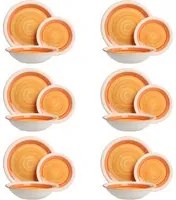 Servizio 18 piatti Deep in stoneware