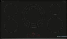 Serie 6 PIV931HC1E Piano cottura a induzione 90 cm 5 zone standard Nero. Colore del prodotto: Nero, Posizionamento dell'apparecchio: Da incasso,