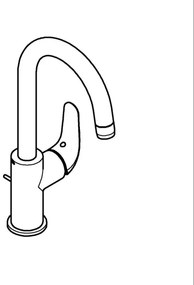 GROHE 24330001 - Miscelatore lavabo EUROSMART, misura L, cromo lucido