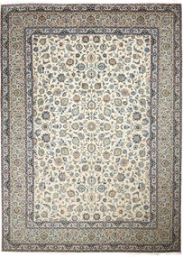 Kashan Tappeto persiano 410x300 Beige (Iran) Annodato A Mano