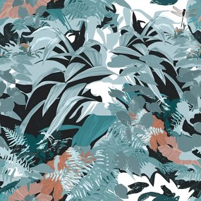 Carta da parati – Foresta pluviale esotica fitta