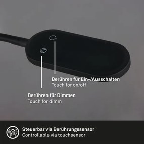 Briloner 2177015 - LED Dimmerabile flexible wall lampada LED/6W/230V nero