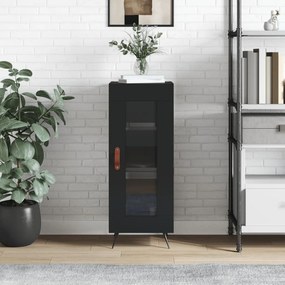 Credenza Nero 34,5x34x90 Cm İn Legno Multistrato /