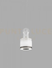 Medea sospensione 2 bianco sfumato acciaio satinato l3204 led 3000k...