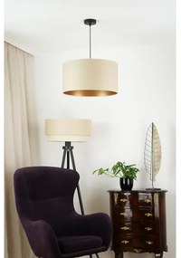 Brilagi - Lampadario OREGON ROLLER VEGE 1xE27/15W/230V Ø 45 cm beige