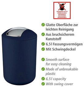 Cestino blu scuro Blu scuro L Brasil - Wenko