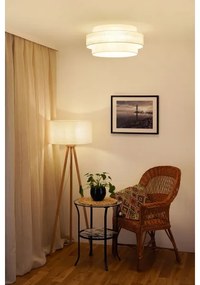 Brilagi - Plafoniera SPACE YUTE LED/12W/230V diametro 50 cm color crema