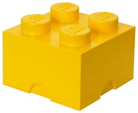 Scatola portaoggetti gialla quadrata - LEGO®