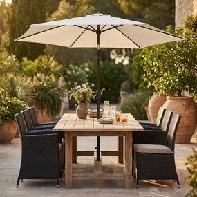 MARITUS - ombrellone tondo da giardino palo centrale 3 m