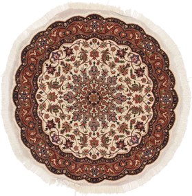 Tabriz Tappeto persiano 110x110 (Iran) Annodato A Mano