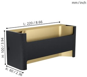 Eglo 98545 - Applique LED FELONICHE LED/10W/230V