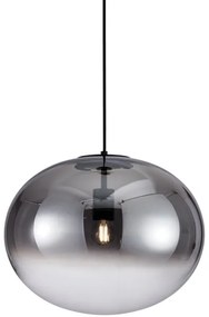 Lampadario a sospensione con filo CAMPANIA 1xE27/60W/230V nero