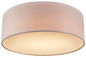 Plafoniera rosa 30 cm con LED - Drum LED