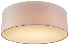 Plafoniera rosa 30 cm con LED - Drum LED