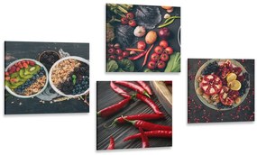 Set di quadri – Delizie culinarie
