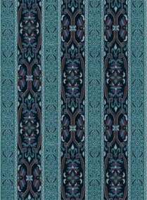 House of Hackney Carta da parati Mamounia - Midnight/ Azurite