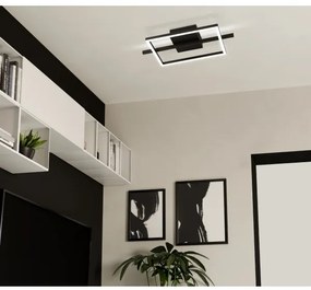 Eglo 901115 - Plafoniera LED dimmerabile AMANDOLO LED/17W/230V nero + +TC