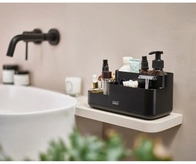 Organizer da bagno in plastica nero EasyStore - Joseph Joseph
