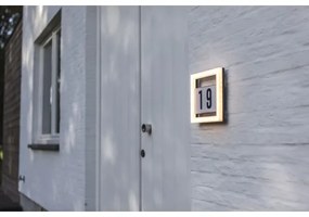 Numero civico a LED ALICE LED/13W/230V IP44 3000K antracite