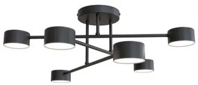 Lampadario a sospensione HALO 6 Black
