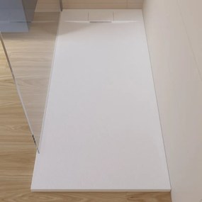 Piatto doccia SENSEA in composito minerale di resina gelificata Neo bianco L 70 x L 160 x H 3.1 cm opaco
