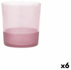 Bicchiere Quid Pincel Rosa Vetro 380 ml (6 Unità)