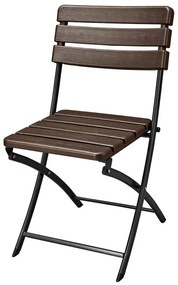 Set di 2 sedie da giardino in metallo marrone Tabora - Garden Pleasure