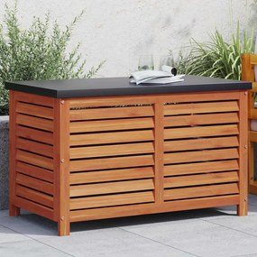 Contenitore Da Giardino 90x48x55 Cm Legno Massello Di Eucalipto /