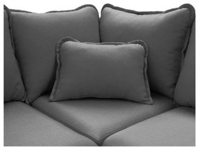 Divano angolare grigio (angolo destro) Beata - Ropez