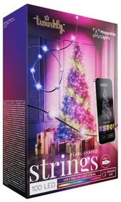 Twinkly TWKP100RGB-G - LED RGB Dimmerabile Tenda natalizia LED 8 m USB Wi-Fi