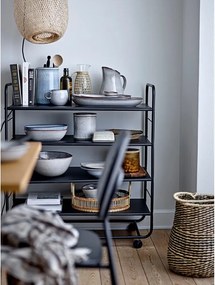 Sedia da pranzo nera Monza - Bloomingville