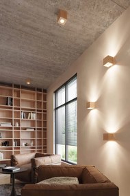 Applique in Legno Naturale da parete QUAD G9 da interno
