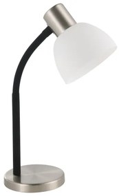 Eglo 901061 - Lampada da tavolo MACERE 1xE14/25W/230V nero/cromo opaco
