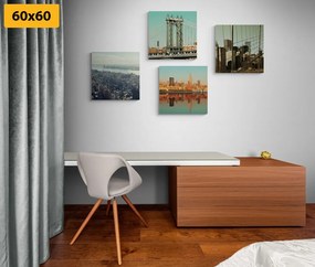 Set di quadri – Vista sulla città di New York
